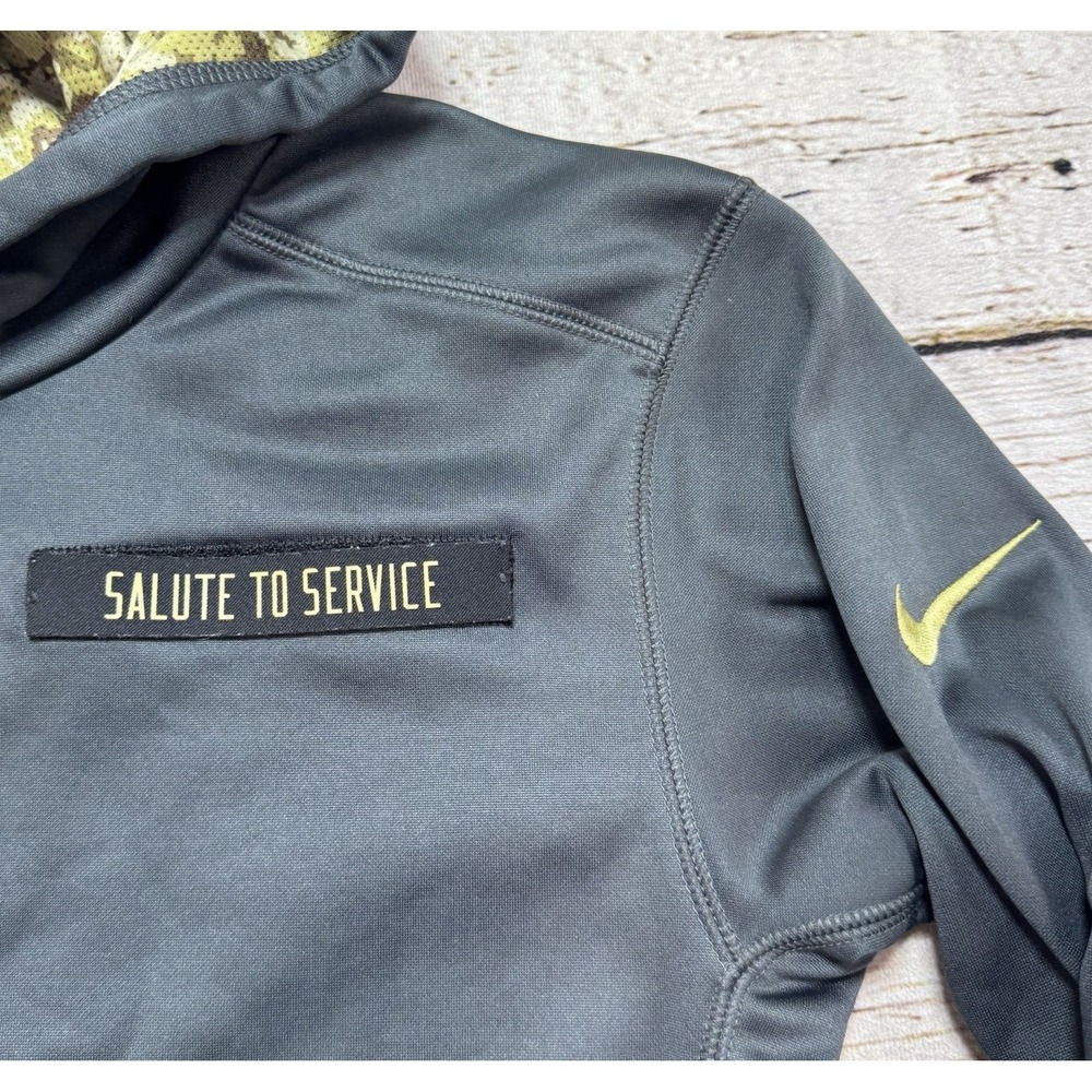 Nike Philadelphia Eagles Hoodie Mens Small Salute To Service NFL ThermaFit - Picture 2 of 7